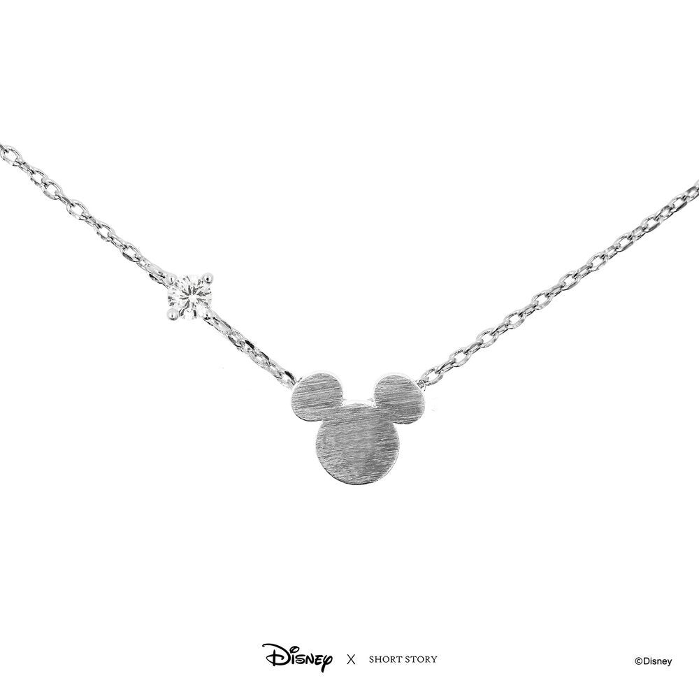Disney X Short Story Necklace Mickey Ears - Silver