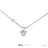 Disney x Short Story Necklace Mickey Ears - Diamante Silver