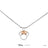 Disney X Short Story Necklace Minnie Ears Stencil - Diamante Silver