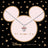 Disney X Short Story Necklace Minnie Ears - Diamante Silver