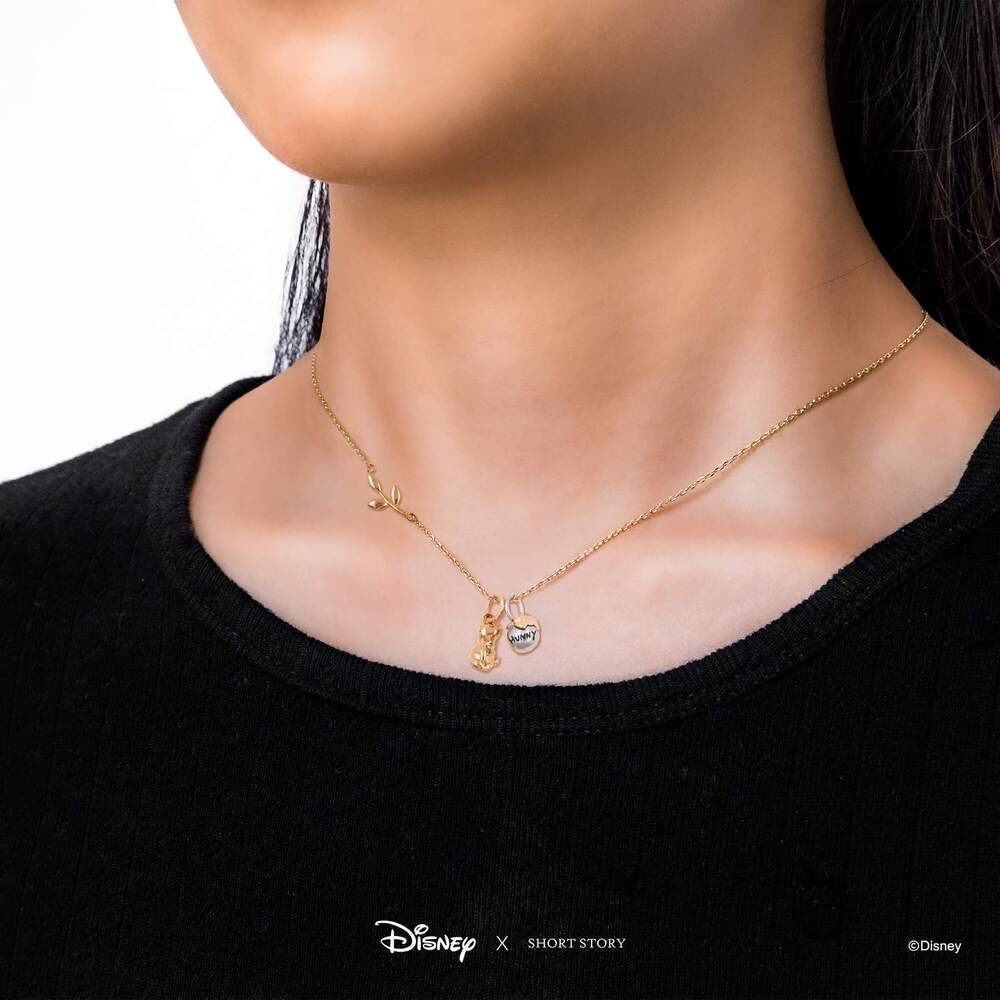 Disney X Short Story Necklace Pooh - Gold