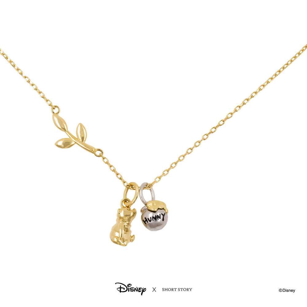 Disney X Short Story Necklace Pooh - Gold