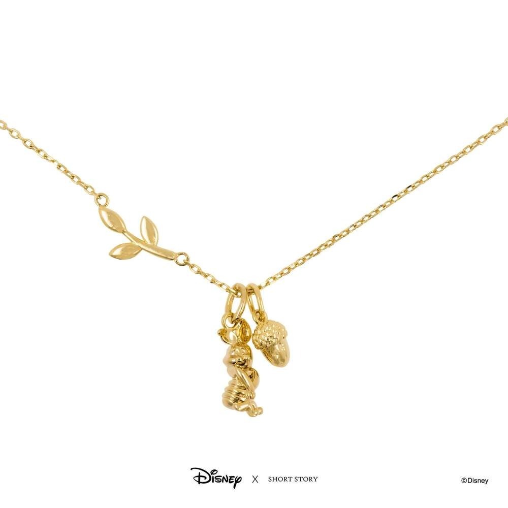 Disney X Short Story Necklace Piglet - Gold