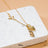 Disney X Short Story Necklace Piglet - Gold