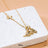 Disney X Short Story Necklace Eeyore - Gold