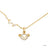 Disney x Short Story Necklace The Lion King Simba Face Stencil - Gold
