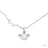 Disney x Short Story Necklace The Lion King Simba Face Stencil - Silver