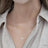 Disney x Short Story Necklace The Lion King Simba Face Stencil - Silver