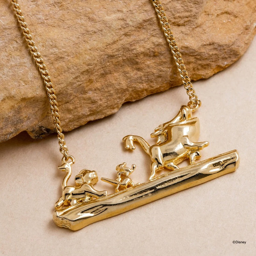 Disney x Short Story Necklace The Lion King No Worries - Gold
