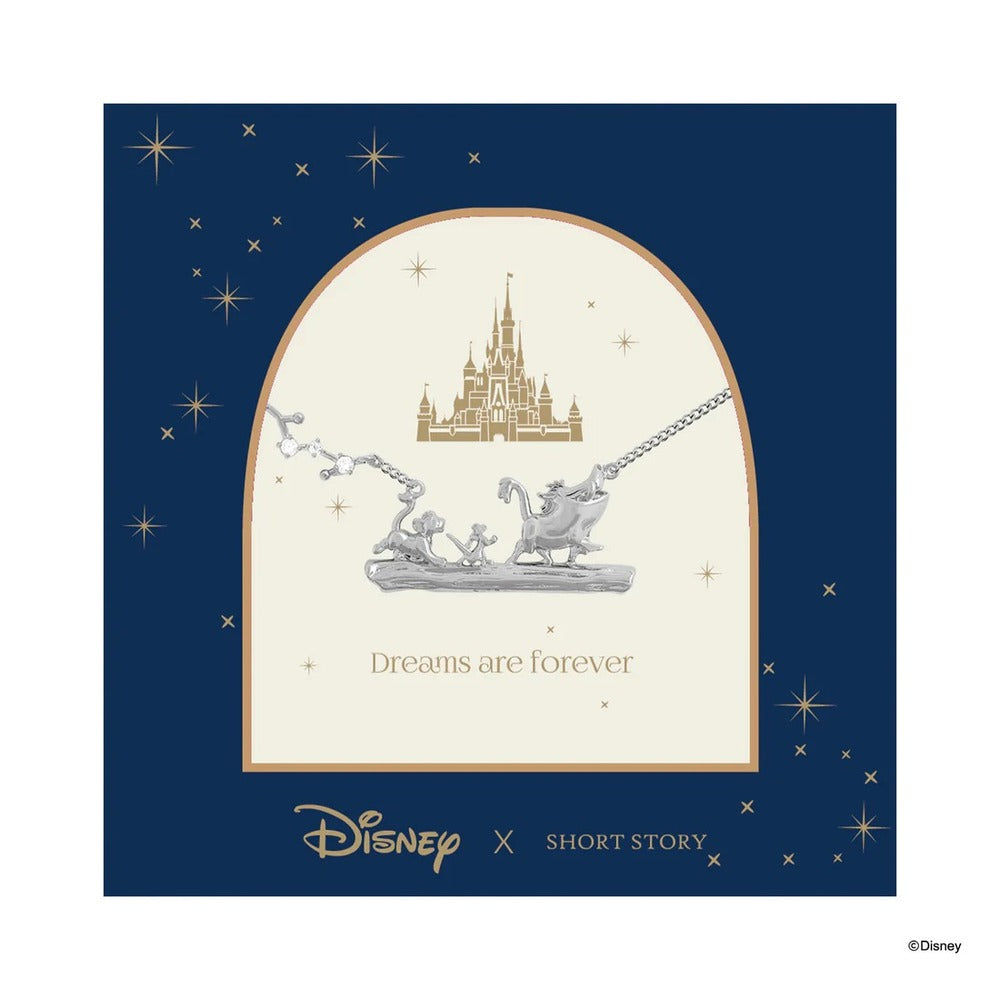 Disney x Short Story Necklace The Lion King No Worries - Silver