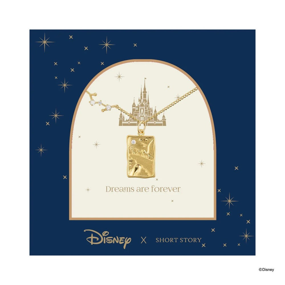Disney x Short Story Necklace The Lion King Pride Rock - Gold