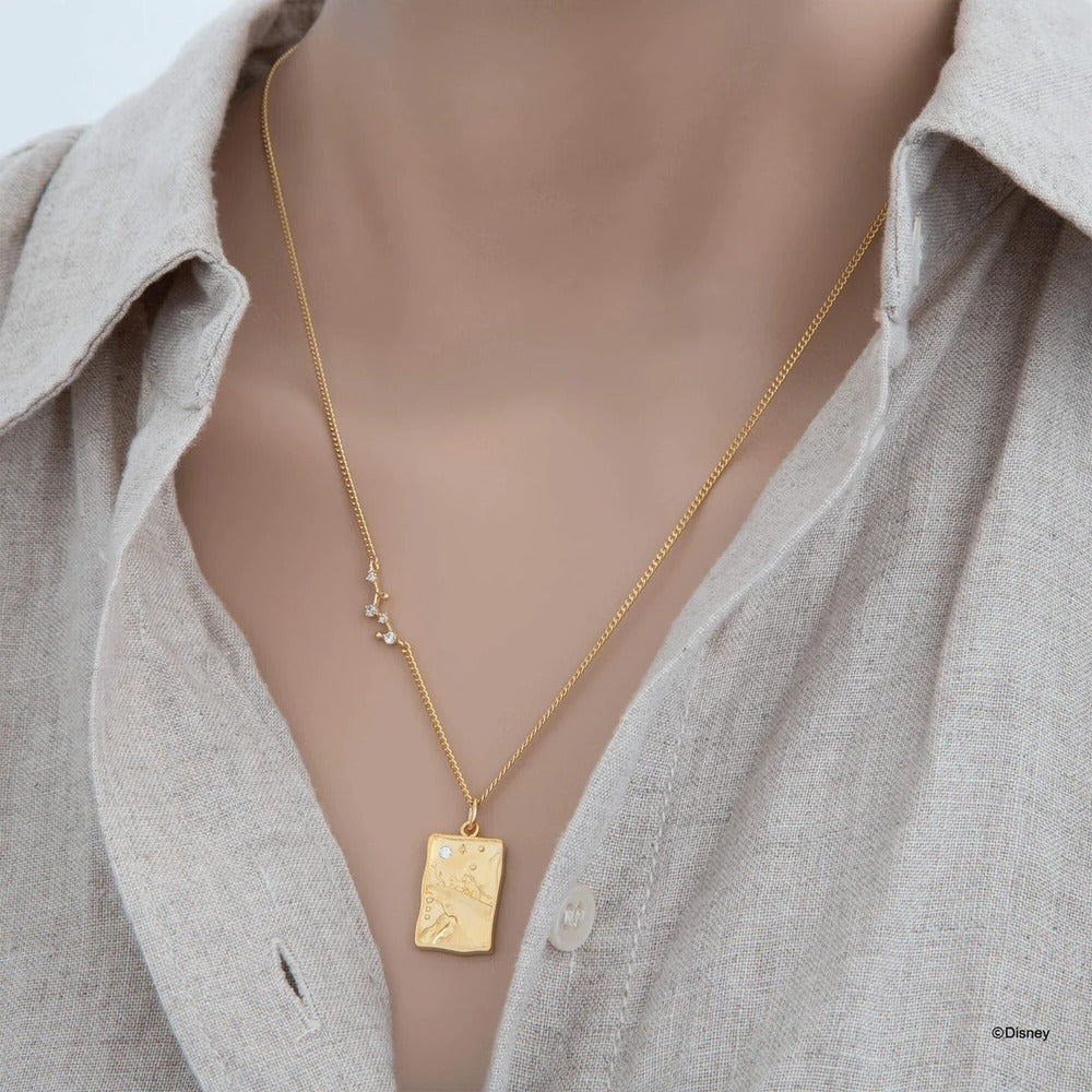 Disney x Short Story Necklace The Lion King Pride Rock - Gold