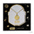 Star Wars x Short Story Necklace - Grogu Medallion - Gold