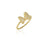 Disney Couture Kingdom Precious Metal - Minnie Mouse - Bow CZ Ring Gold Medium