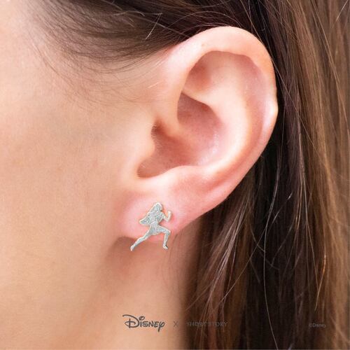 Disney x Short Story Earrings Pocahontas & Leaf - Silver