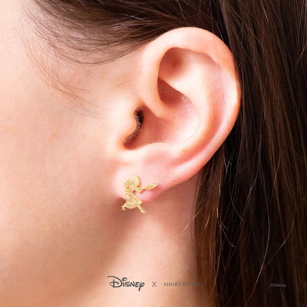 Disney x Short Story Earrings - Moana And Pua - Gold
