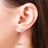 Disney x Short Story Earrings - Moana And Pua - Silver