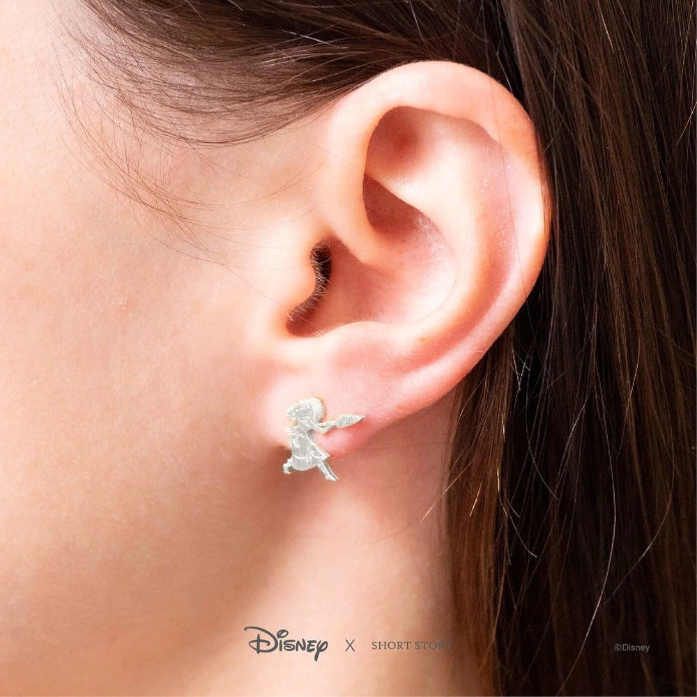 Disney x Short Story Earrings - Moana And Pua - Silver