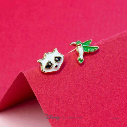 Disney x Short Story Earrings Pocahontas Flit & Meeko - Epoxy