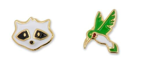 Disney x Short Story Earrings Pocahontas Flit & Meeko - Epoxy