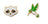 Disney x Short Story Earrings Pocahontas Flit & Meeko - Epoxy