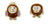 Disney x Short Story Earrings Moana Kakamora - Epoxy