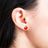 Disney x Short Story Earrings Mulan Arrow And Apple - Epoxy