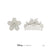 Disney x Short Story Earrings Mulan Brush & Blossom - Silver