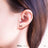 Disney X Short Story Earrings Mickey Gloves & Bow - Diamante