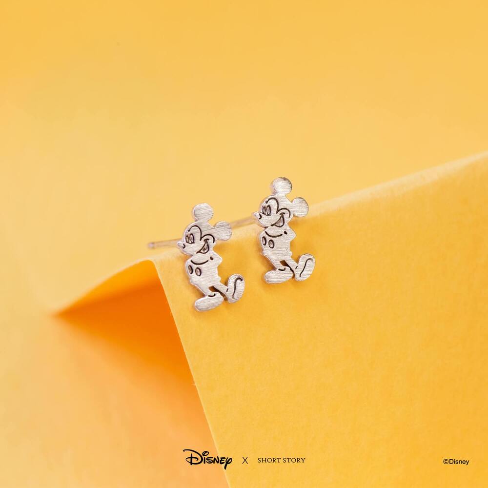 Disney x Short Story Earrings Mickey Mouse - Silver
