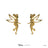 Disney x Short Story Earrings Tinkerbell - Gold
