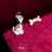 Disney x Short Story Earrings 101 Dalmatians Dog And Bone - Epoxy