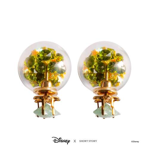Disney x Short Story Bubble Earrings Tinkerbell