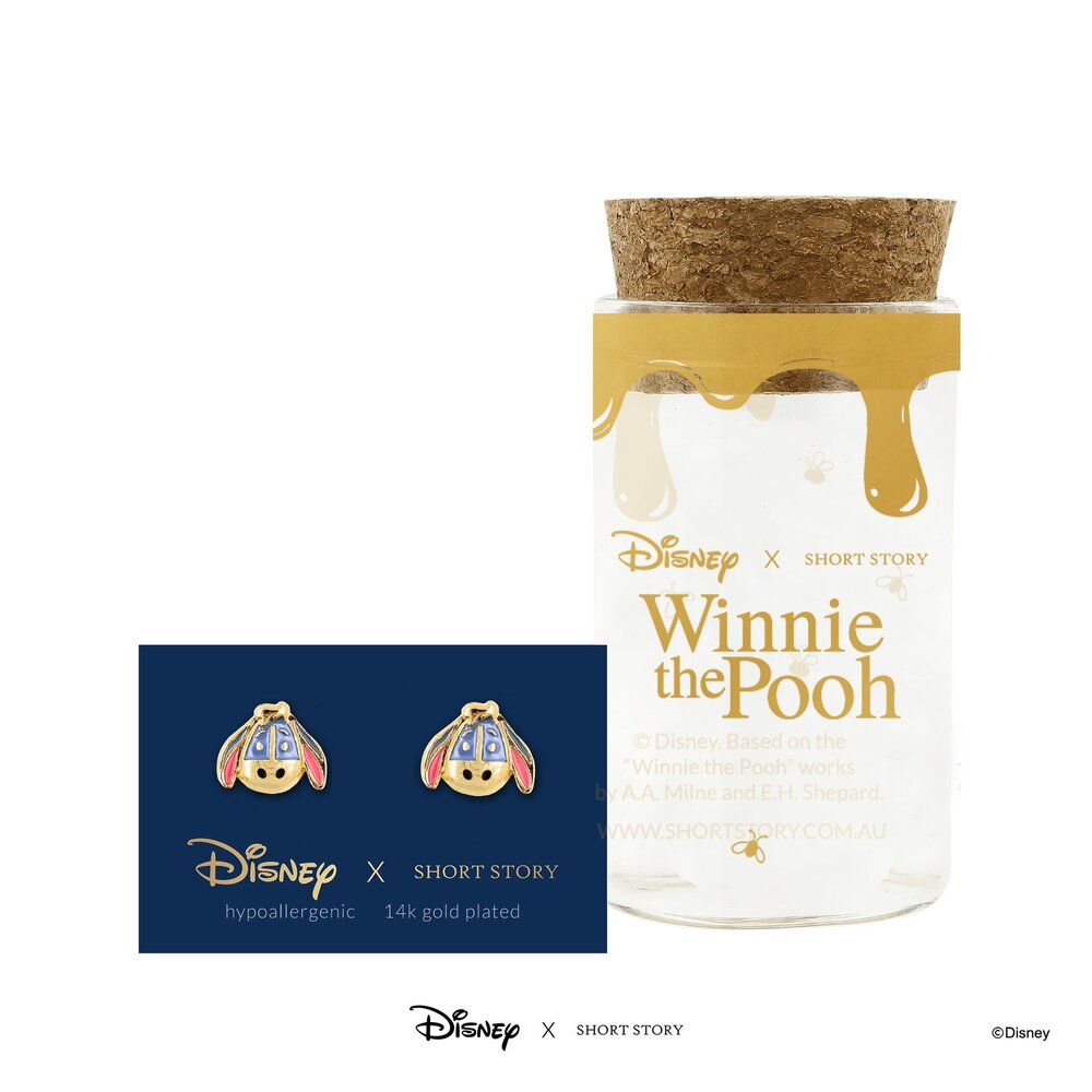 Disney x Short Story Earrings Eeyore - Epoxy