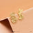 Disney x Short Story Earrings Pooh And Piglet - Gold