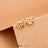Disney x Short Story Earrings Pooh Face - Gold