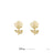 Disney x Short Story Earrings Belle's Rose - Gold