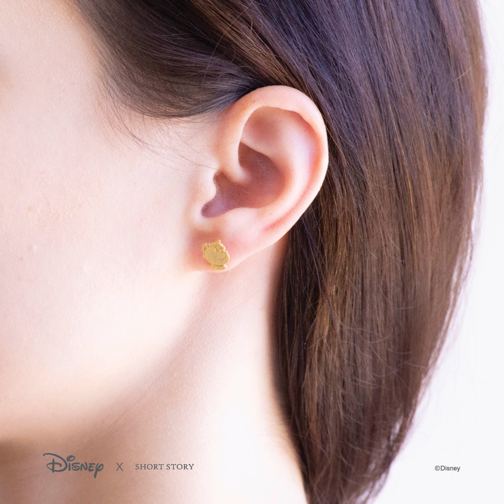 Disney x Short Story Earrings Mrs Potts and Chip - Gold
