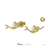 Disney x Short Story Earrings Ariel - Gold