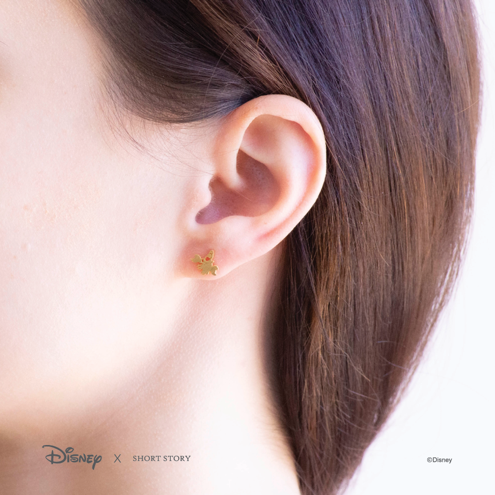 Disney x Short Story Earrings Sebastian and Flounder - Gold
