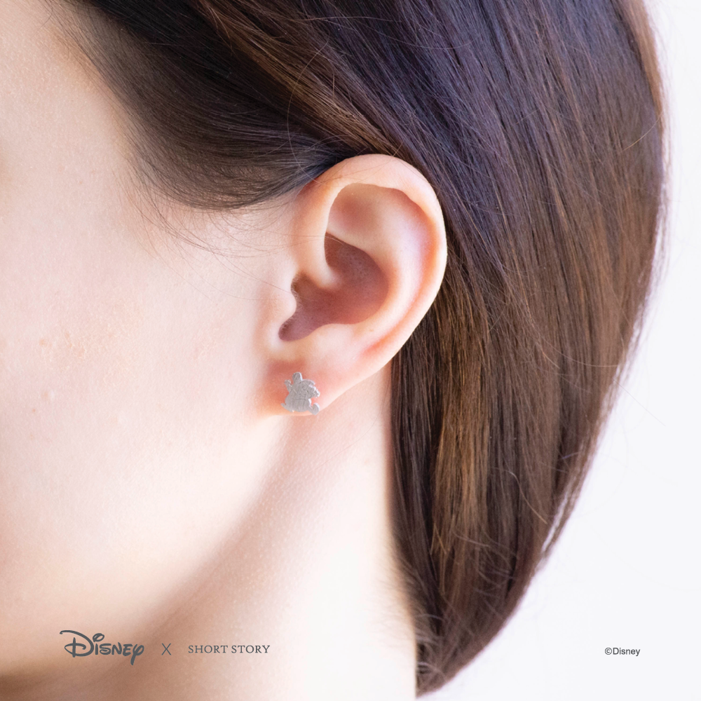 Disney x Short Story Earrings Jaq And Gus - Silver