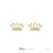 Disney x Short Story Earrings Jasmine Lotus - Gold
