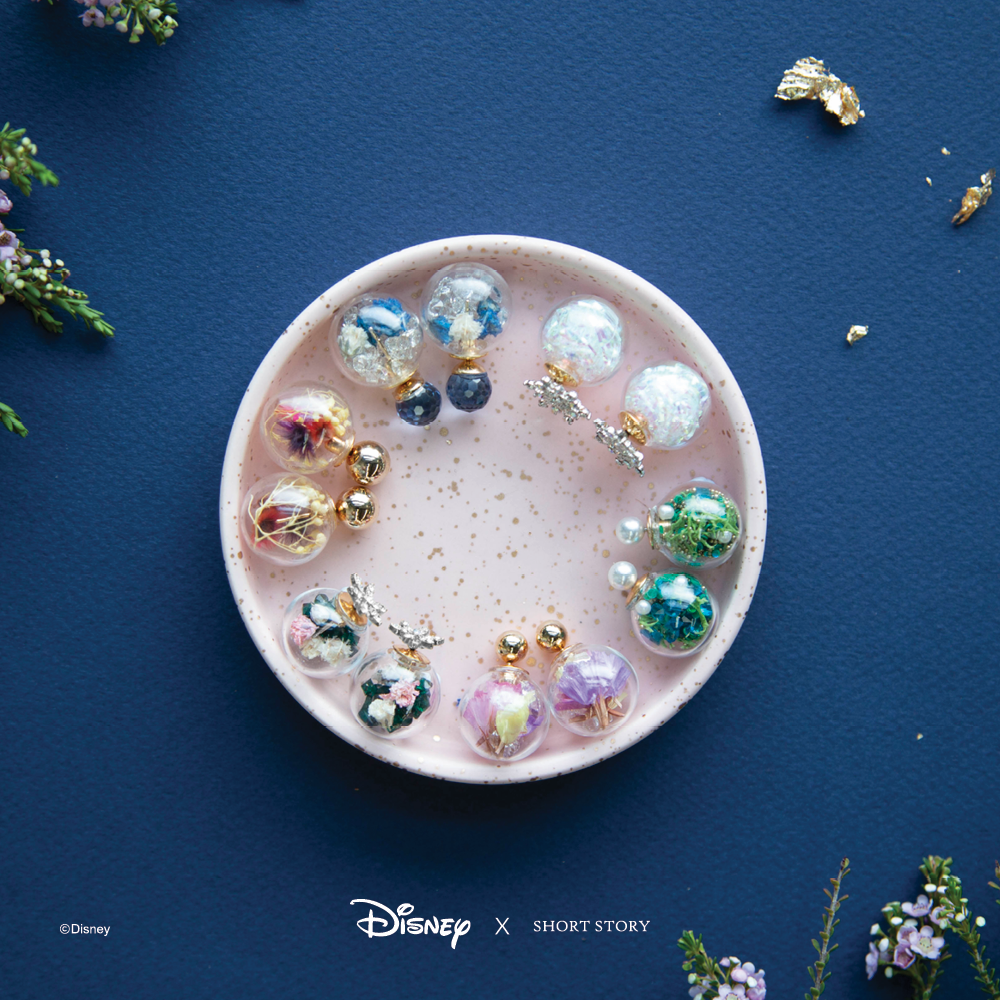 Disney x Short Story Bubble Earrings Ariel