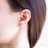 Disney x Short Story Earrings Mulan Fan And Sword - Silver