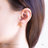 Disney x Short Story Earrings Elsa And Snowflake - Gold