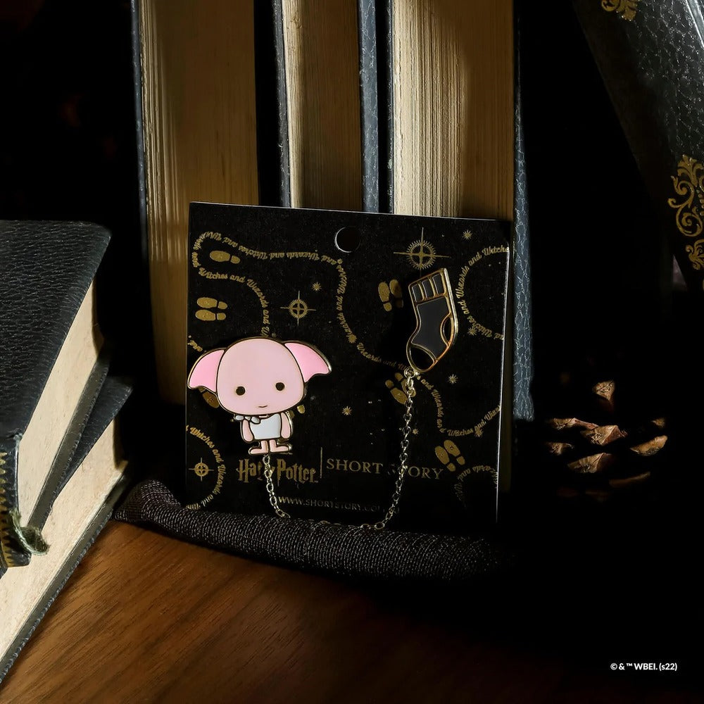 Harry Potter x Short Story Enamel Pin - Dobby & Sock
