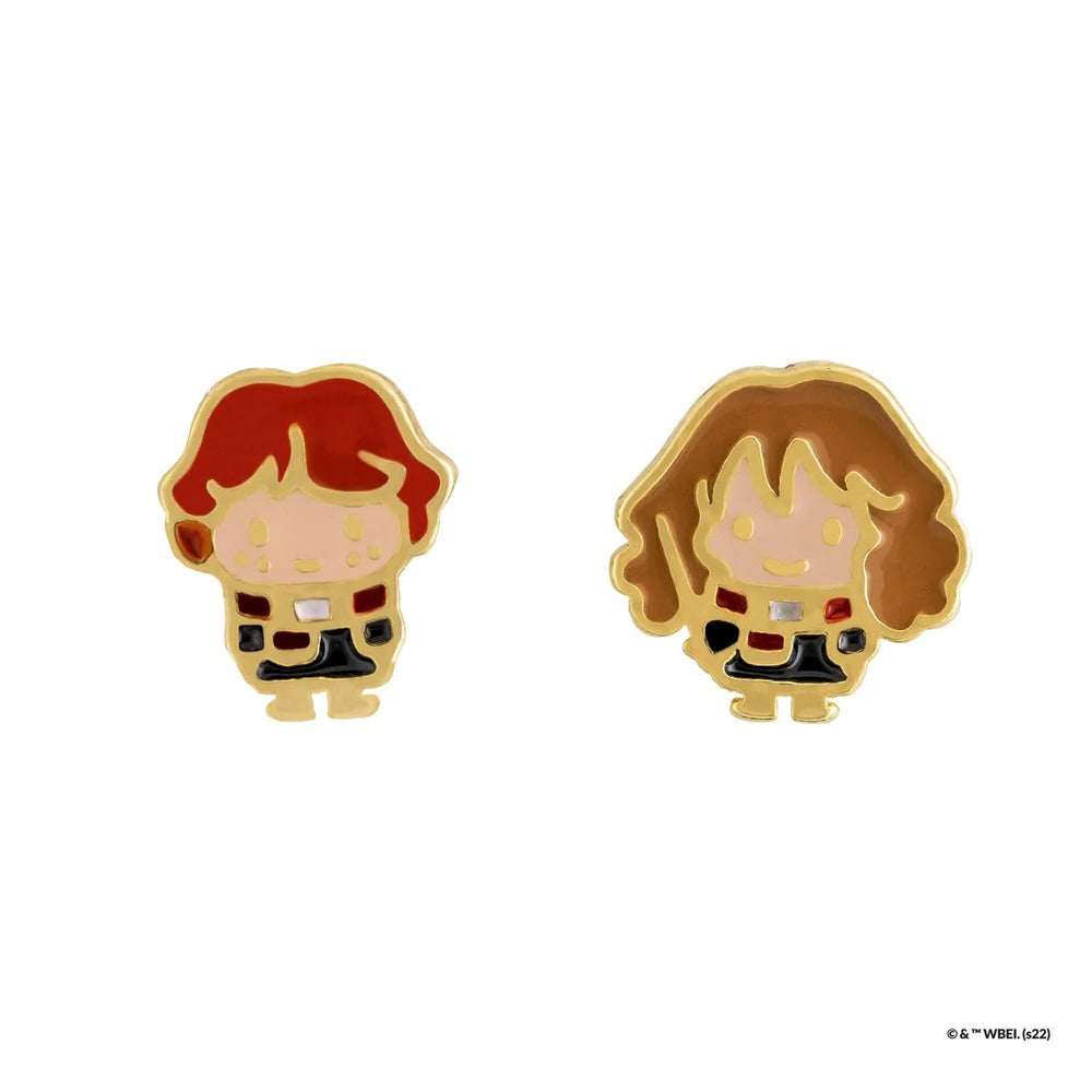 Harry Potter x Short Story Earrings - Ron & Hermione - Epoxy