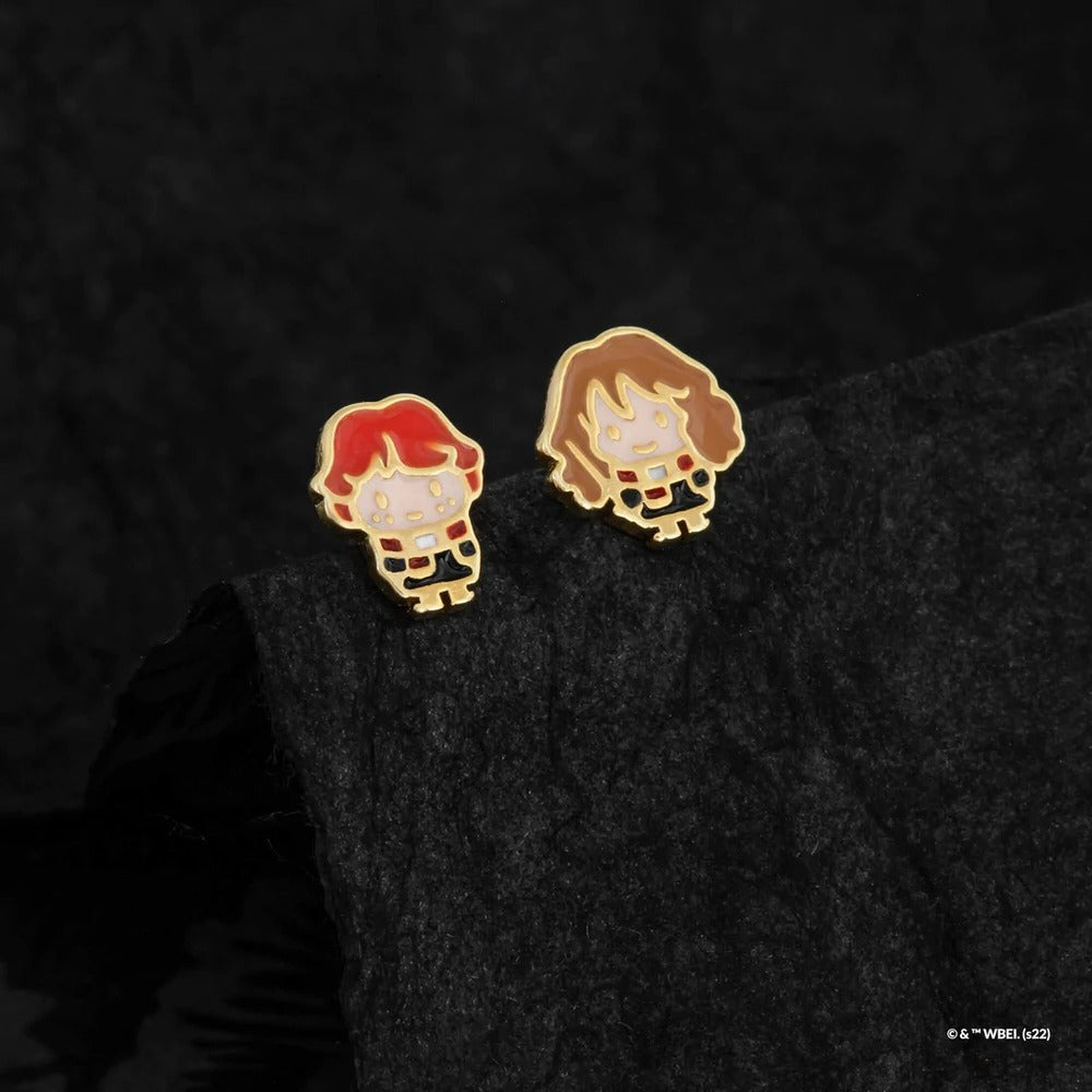 Harry Potter x Short Story Earrings - Ron & Hermione - Epoxy