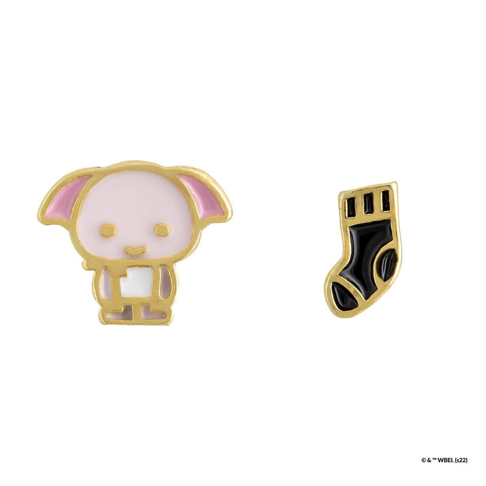 Harry Potter x Short Story Earrings - Dobby & Sock - Epoxy