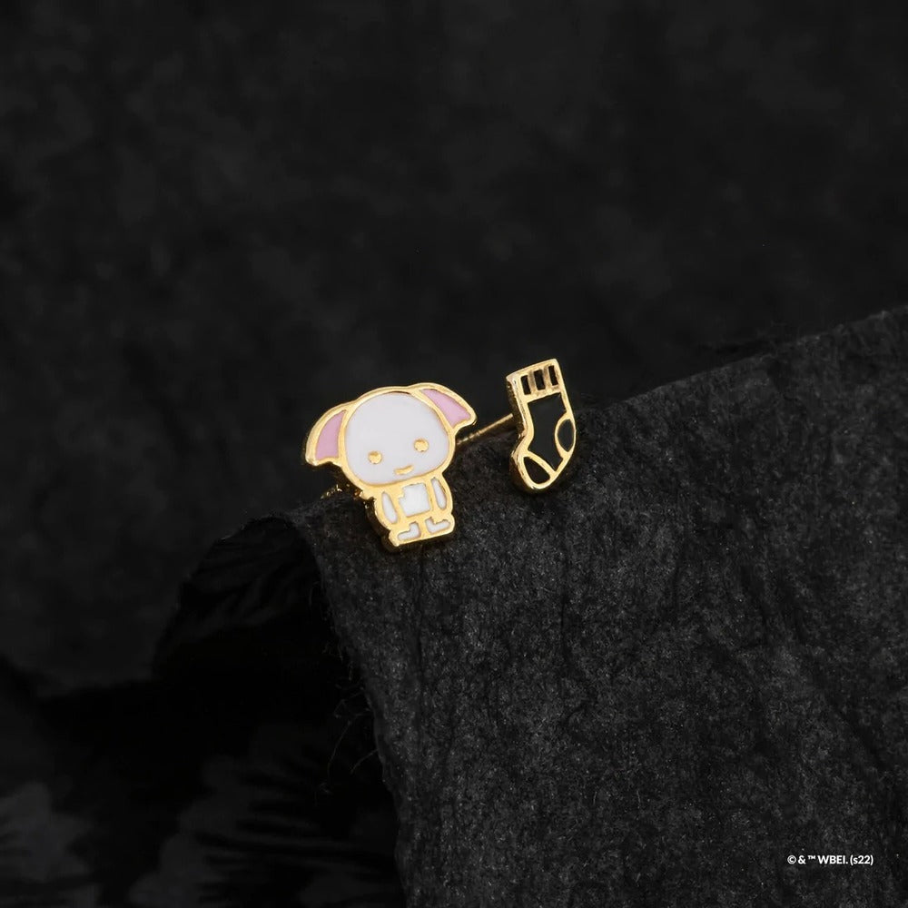 Harry Potter x Short Story Earrings - Dobby & Sock - Epoxy